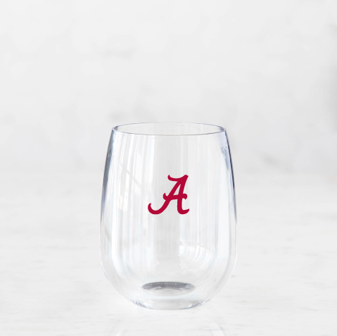 Unbreakable University of Alabama Stemless Wine Glass