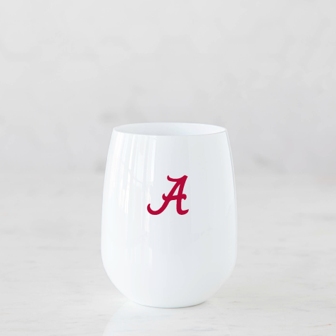 Unbreakable University of Alabama Stemless Wine Glass