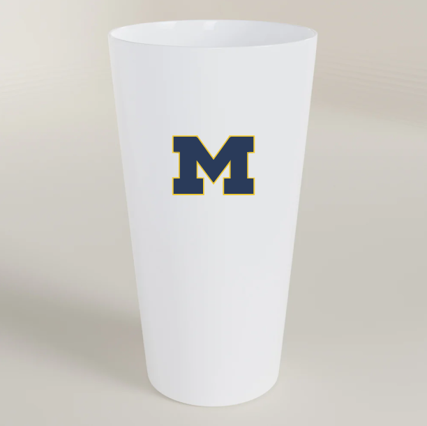 University of Michigan Unbreakable Pint Glass