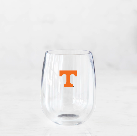 University of Tennessee Luxe Stemless Wine Glass